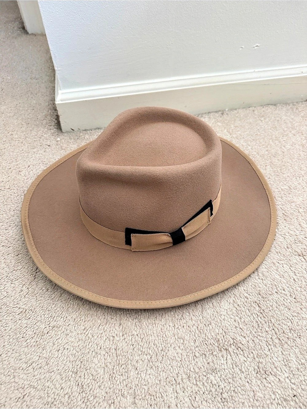 btb Wide Brim Fedora in Brown NWT - Picture 2 of 5
